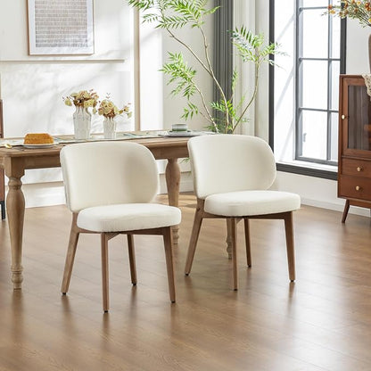 YOUNIKE Dining Chairs Set of 4 Modern Kitchen Dining Room Chairs Beige