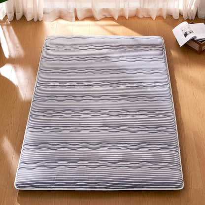 jzbearapt Premium Foam Japanese Floor Mattress Futon Mattress,100% High Density Comfortable Foam, Thicken Tatami Mat Sleeping Pad, Ideal for Comfort and Support, Queen (80" X 60")