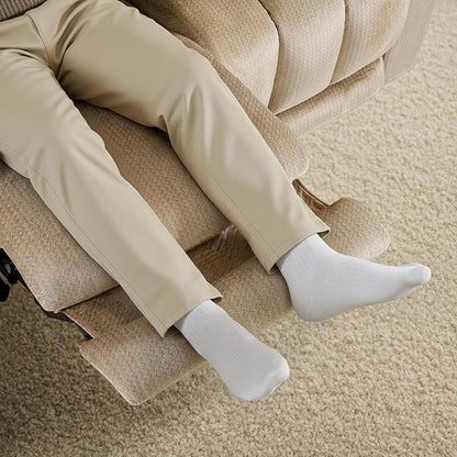 MCombo 55.9" Zero Gravity Power Loveseat Recliner with Heat and Vibration Massage, Reclining Loveseat Sofa with USB Ports, Cup Holders for Living Room, Fabric PR648SET (Beige)