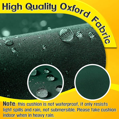 MAGIC ELEPHANT Egg Chair Cushion, Memory Foam Hanging Egg Chair Cushion Replacement, Indoor Outdoor Hammock Basket Swing Cushion with Headrest (Green)