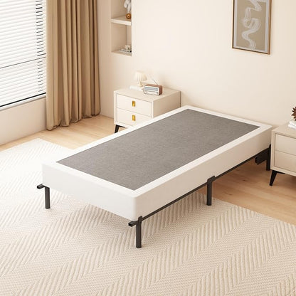 DORITRON 7 Inch Twin Size Box Spring, 1500lbs Heavy Duty Box Spring Twin Bed Base Metal Mattress Foundation, Easy Assembly, Noise Free