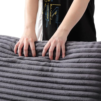 103" Boneless Modular Sectional Sofa Cloud Couch with Ottomans and Pillows, Convertible L/U Shaped Corner Sofa, Full Foam Deep Seat Compressed Couch for Living Room, Apartment
