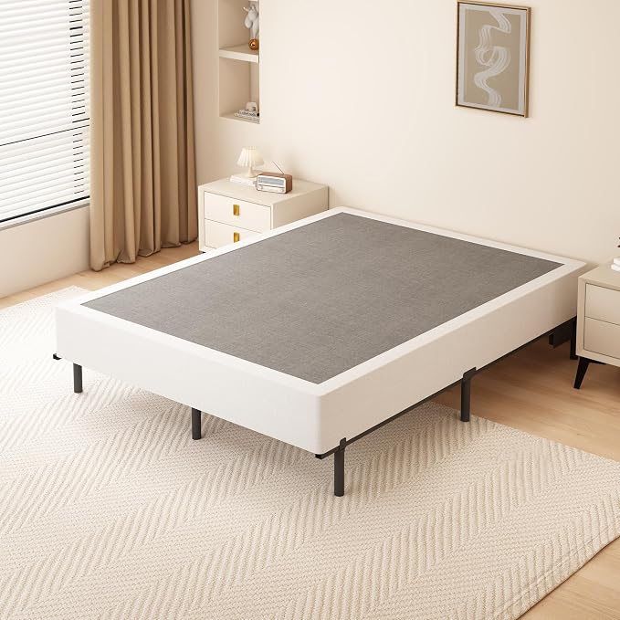 DORITRON 9 Inch Full Size Box Spring, 3000lbs Heavy Duty Box Spring Full Size Bed Base Metal Mattress Foundation, Easy Assembly, Noise Free
