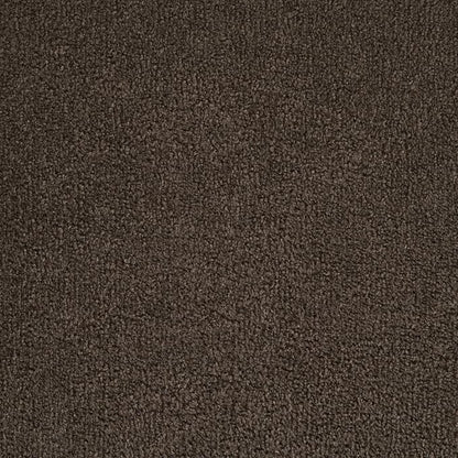 Christopher Knight Home Carly Low Profile Accent Chair, Boucle Upholstered Barrel Chair, Comfy Reading Chair for Bedroom, Wooden Single Lounge Sofa, Dark Brown