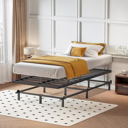 Superay 2 Inch Twin XL Box Spring Low Profile, Heavy Duty Metal Box Spring Bed Base, Bunkie Board Bed Slat Replacement, Mattress Foundation, Easy Assembly, Noise Free