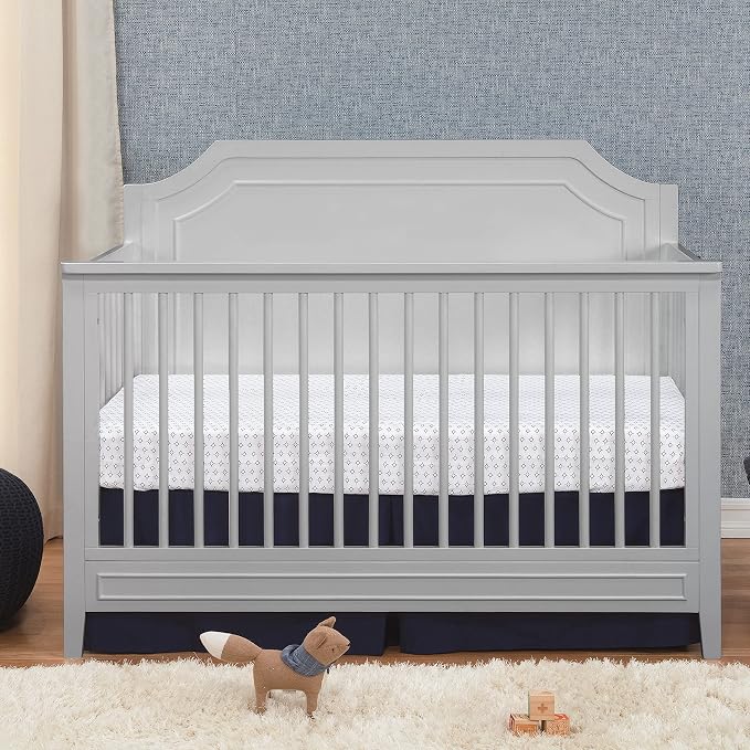 Davinci Chloe Regency 4-in-1 Convertible Crib in Fog Grey, Greenguard Gold Certified