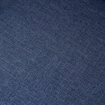 HUIMO Printed Wingback Accent Chair, Linen Upholstered High Back Armchair, Comfy Reading Chair for Living Room Bedroom Study, 300lbs Weight Capacity (1, Navy Blue)