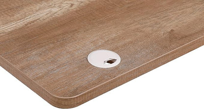 UNICOO Melamine 47.2 x 23.6 Inch Universal Table Top for Standard and Sit to Stand Height Adjustable Home and Office Desk Frames (Tabletop 47.2 - Gray Oak)