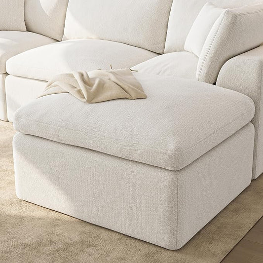 36 Inch Single Seat OTM CC001 Series Modular Sectional Sofa Couch Ivory White