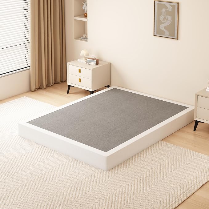 DORITRON Cal King Box Spring 7 Inch, 3000lbs Heavy Duty Box Spring California King Bed Base Metal Mattress Foundation, Easy Assembly, Noise Free