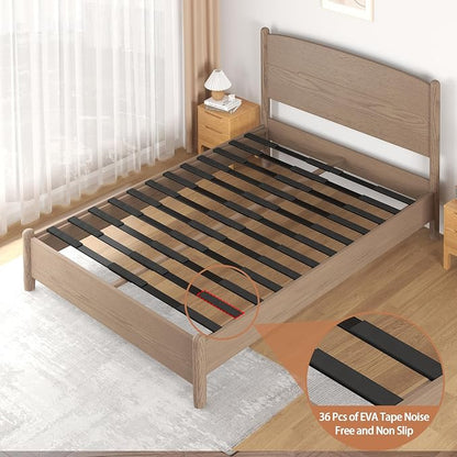 King Bed Slats Replacement for Wood/Upholstered/Metal Bed | Metal bed slats, Heavy Duty Low Profile Box Spring Alternative,noise free, anti-slip, Universal fits, bed frame support