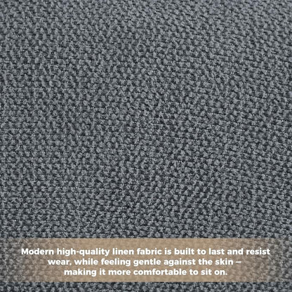 Folding Chairs with Cushion Set of 2,Padded Foldable Dining Chairs,Portable Wooden Folding Dining Chairs for Dining Room Kitchen Wedding Party Indoor Linen Walnut Darkgrey