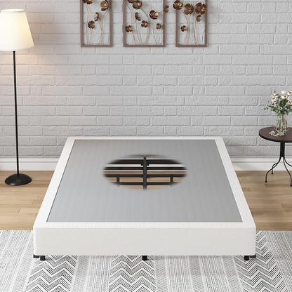 FMDMR Queen Size Box Spring for Queen Bed,7 Inch High Profile Queen Box Spring only with 3000lbs Max Weight Capacity, Durable Mattress Foundation Easy Assembly, Non-Slip, Noise Free