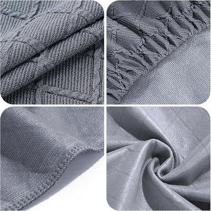 YISUN Stool Covers Rectangle - 4 Pack Stretch Waterproof Saddle Seat Cover Counter Bar Stools Bar Chairs Covers Kitchen Island Chairs Cushion Protector