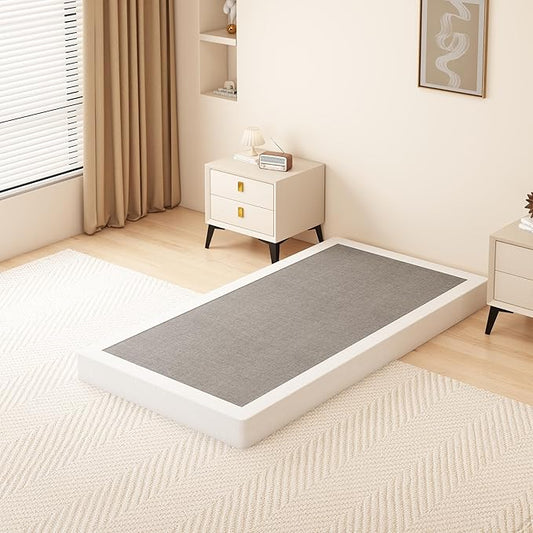 DORITRON 5 Inch Box Spring Twin Size, 1500lbs Heavy Duty Twin Bed Box Spring Bed Base Metal Mattress Foundation, Easy Assembly, Noise Free