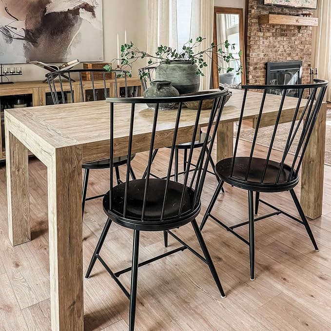 Mobili Fiver, Iacopo Extendable Dining Table, 55.1(86.6) x35.4 in, Oak, for 6-10 People, Expandable Dining Table for Kitchen, Living Room, Italian Furniture