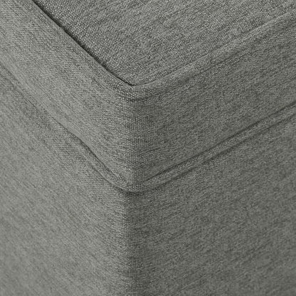 HomePop 24" Storage Ottoman - Gray