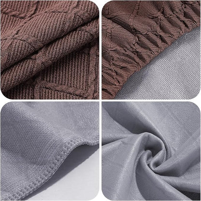 YISUN Stool Covers Rectangle - 4 Pack Stretch Waterproof Saddle Seat Cover Counter Bar Stools Bar Chairs Covers Kitchen Island Chairs Cushion Protector