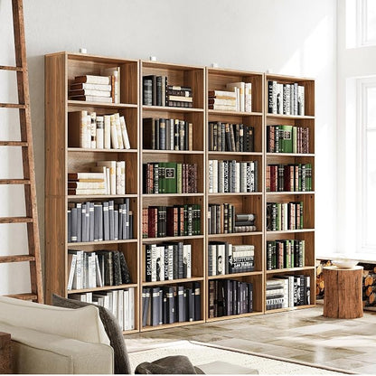 IRONCK Bookshelves and Bookcases Floor Standing 6 Tiers Display Storage Shelves 70 in Tall Bookcase Home Decor Furniture for Home Office, Living Room, Bed Room