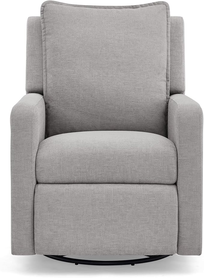 babyGap Harlowe Power Recliner with USB-A & Charging Port by Delta Children - Greenguard Gold Certified – Stain-Resistant Performance Fabric is Oeko-TEX Standard 100 Certified, Ash