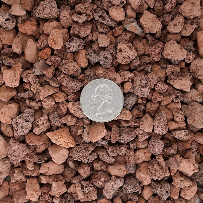 Stanbroil Lava Rock Granules - Decorative Landscaping for Fire Pits, Fire Bowls, Gas Log Sets, Indoor or Outdoor Fireplaces - 10 Pounds (0.1"-0.2")