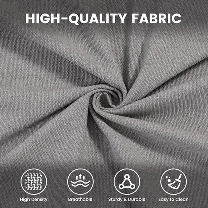 Lazy Daze Hammocks Double Brazilian Cotton Hammock, Extra Large Portable Outdoor Camping Hammock with Tree Straps & Travel Bag for Backyard Patio Poolside Indoor, 550lbs Capacity, Light Gray