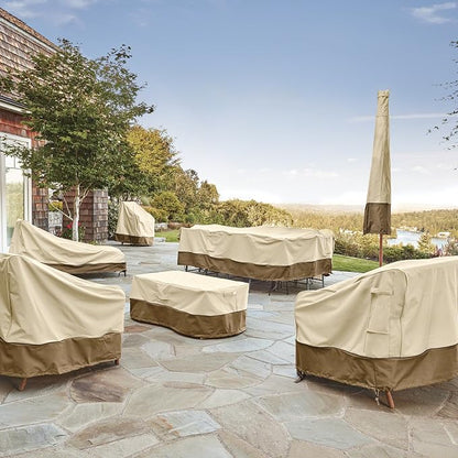 Classic Accessories Veranda Water-Resistant 56 Inch Round Fire Pit Table Cover, Outdoor Firepit Cover