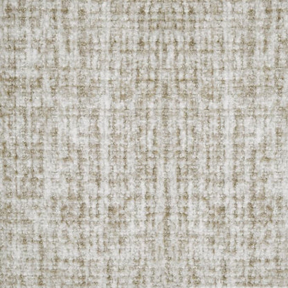 HomePop 19" Round Storage Ottoman - Cream Textural Woven