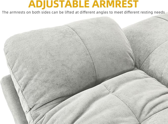YITAHOME Convertible Futon Sofa Bed, 70" Folding Futon Set for Living Room Home Office Aprtment, Modern Futon Couch with Adjustable Backrest & Armrests, Recliner Lounge, Loveseat Sofa
