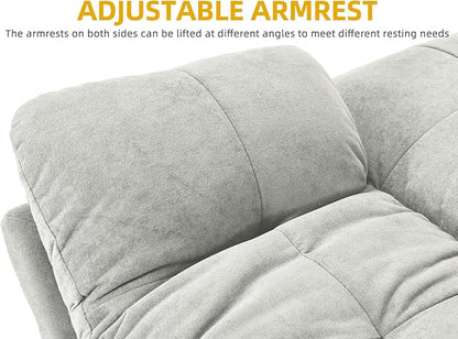 YITAHOME Convertible Futon Sofa Bed, 70" Folding Futon Set for Living Room Home Office Aprtment, Modern Futon Couch with Adjustable Backrest & Armrests, Recliner Lounge, Loveseat Sofa