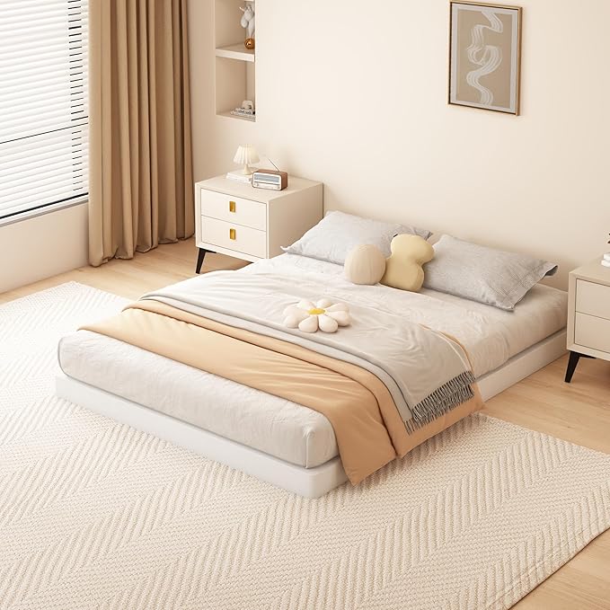 DORITRON 3 Inch Low Profile Box Spring Full, 3000lbs Heavy Duty Full Bed Box Spring Bed Base Metal Mattress Foundation, Easy Assembly, Noise Free