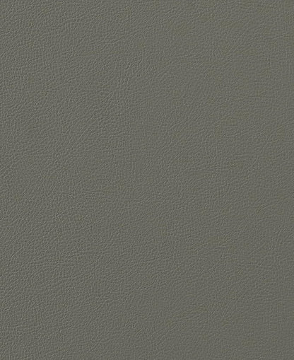 Armen Living Madrid 26" Counter Height Swivel Modern Gray Faux Leather and Brushed Stainless Steel Bar Stool for Kitchen Island Counter