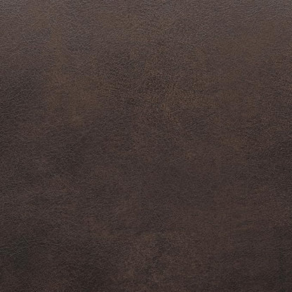 SIMPLIHOME Owen Small Rectangular Storage Ottoman - 36 inch Wide Upholstered Vegan Leather Lift-Top Ottoman in Distressed Chestnut Brown, Mid-Century Modern Ottoman for Living Room with Tufted Detail