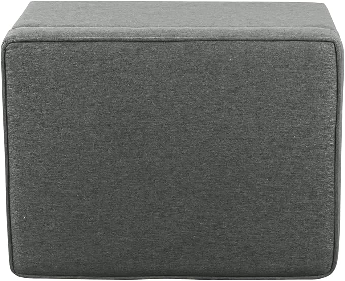HomePop 24" Storage Ottoman - Gray