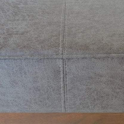 Christopher Knight Home Hillman Cocktail Ottoman, Slate + Walnut