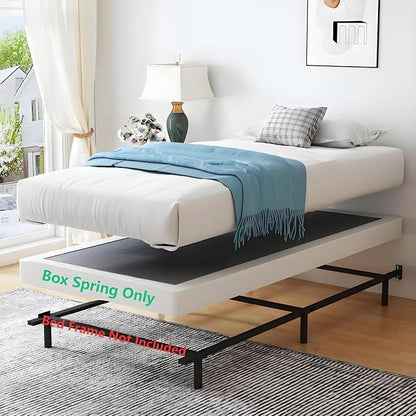 Vaciwe 8 Inch King Size Box Spring, Heavy Duty Metal Mattress Foundation with Easy Clean Fabric Cover, Noise Free,Easy Assembly.