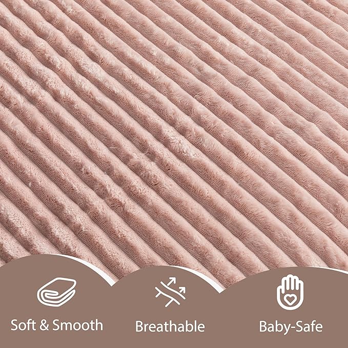 Shintenchi Boneless Couches for Living Room,Modular Sectional Sofa with Deep Seat,Memory Foam Cloud Couch with L Shaped Oversized Chaise,No Assembly Needed Plush Corduroy Sofa,Pink