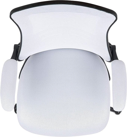 Flash Furniture Kelista Office Chair, Ergonomic, Mid-Back, Black Mesh with Swivel