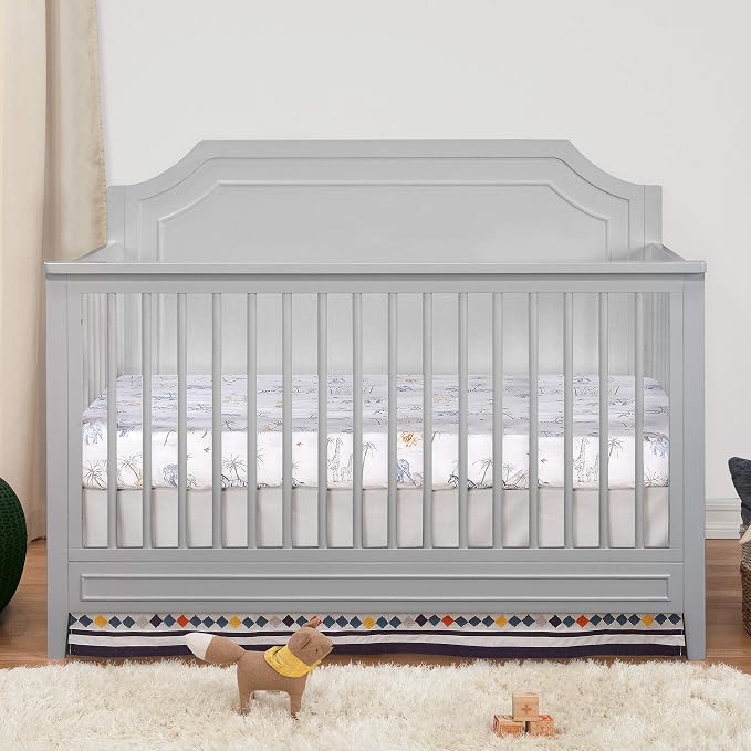Davinci Chloe Regency 4-in-1 Convertible Crib in Fog Grey, Greenguard Gold Certified