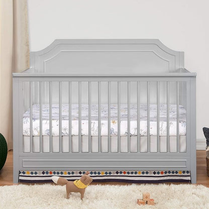 Davinci Chloe Regency 4-in-1 Convertible Crib in Fog Grey, Greenguard Gold Certified