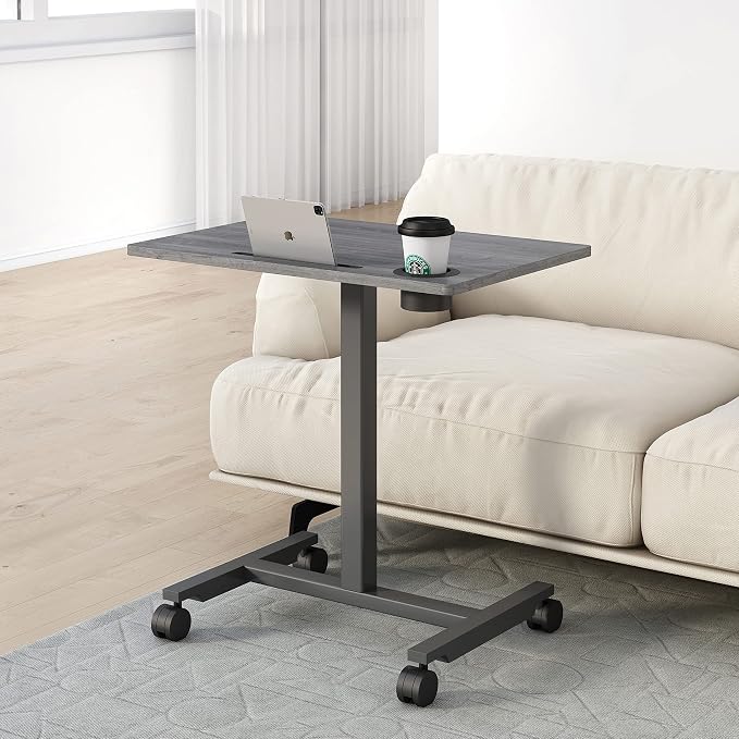 Lorell Height-Adjustable Mobile Desk
