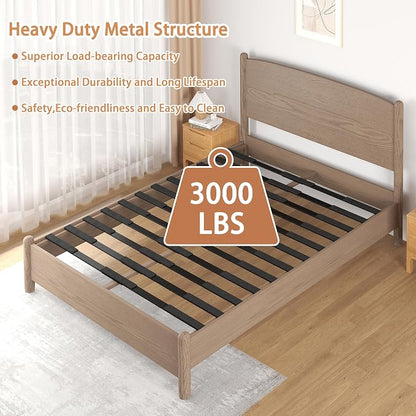King Bed Slats Replacement for Wood/Upholstered/Metal Bed | Metal bed slats, Heavy Duty Low Profile Box Spring Alternative,noise free, anti-slip, Universal fits, bed frame support