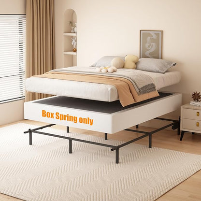 DORITRON 9 Inch Queen Box Spring, 3000lbs Heavy Duty Metal Box Spring Queen Size Bed Base Mattress Foundation, Easy Assembly, Noise Free