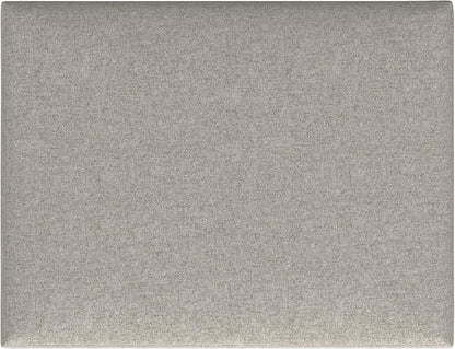 SIMPLIHOME Owen Coffee Table Storage Ottoman - 34" Wide x 19" High Upholstered Woven Fabric Rectangular Lift-Top Ottoman in Cloud Grey, Mid-Century Modern Bench for Living Room with Tapered Legs