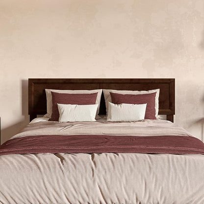 AFI, Sophia Adjustable Modern Queen Wood Headboard, Walnut