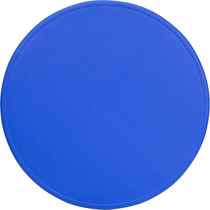 Flash Furniture Wren 45'' Round Blue Plastic Height Adjustable Activity Table
