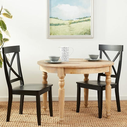 Homestyles Blair Black Dining Chairs, Set of 2