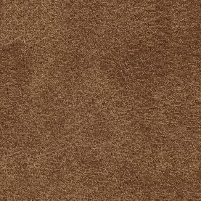 HomePop 28" Faux Leather Square Storage Ottoman - Brown