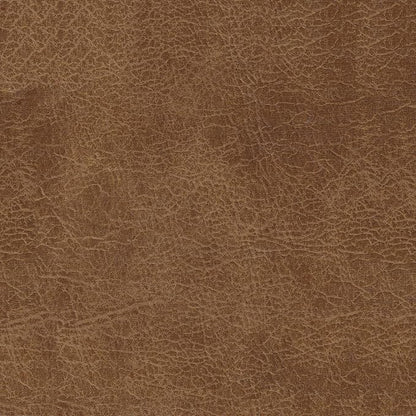 HomePop 28" Faux Leather Square Storage Ottoman - Brown