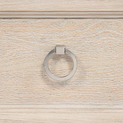 Coaster Home Furnishings - Pembroke - Wood - 6-Drawer Bedroom Dresser with Stepped Trim, Ring Pulls and Coastal Style - Bedroom - Washed Oak - 215923